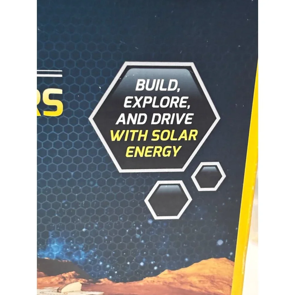 National Geographic Stem Solar Powered Space Explorers Mars Rover & Moon Buggy K